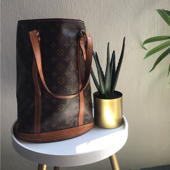 Auth Louis Vuitton Monogram Bucket GM Large - Picture 1 of 12